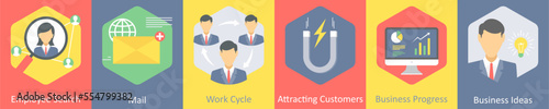employee search, mail, work cycle