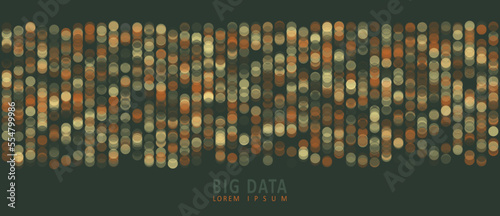 Big data visualization. DNA genomic test