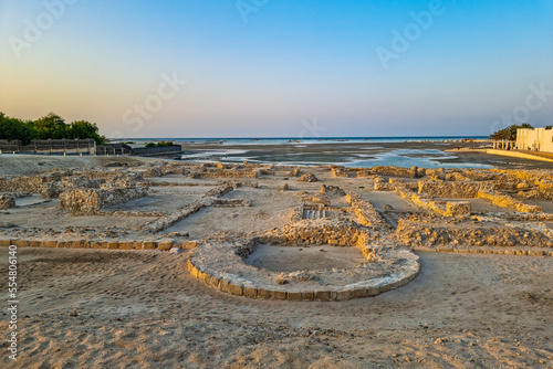 Bahrain, Capital Governorate, Ancient remains of QalAt Al-Bahrain fort photo