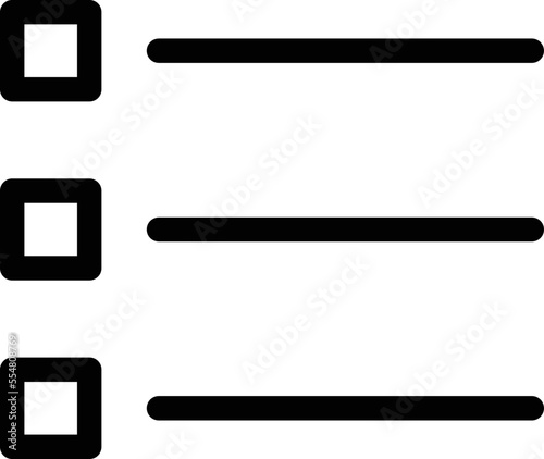 List Vector Icon

