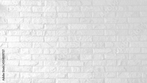 White brick wall cement