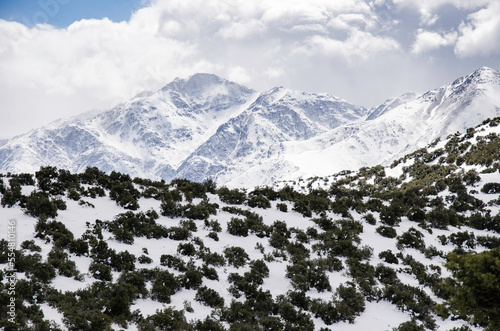 snow mountains, landscape, sky, winter, nature, peak, ice, ski, rock, alpine, glacier, cold, high, clouds, view, white, cloud, peaks, top, Frozen, ice, cold, snow, winter, river, nature, 