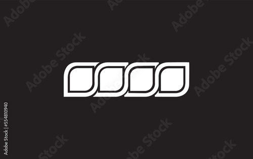 Leaf box board for any text. Text artboard space vector and four 4 box leaf logo design
