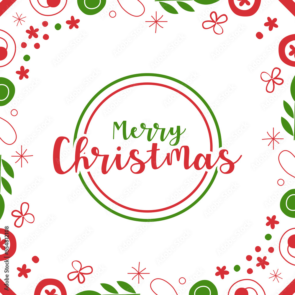Merry Christmas greeting card design Merry Christmas greeting card design