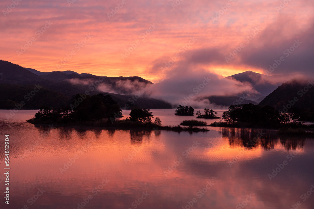 Obraz premium モルゲンロートの朝