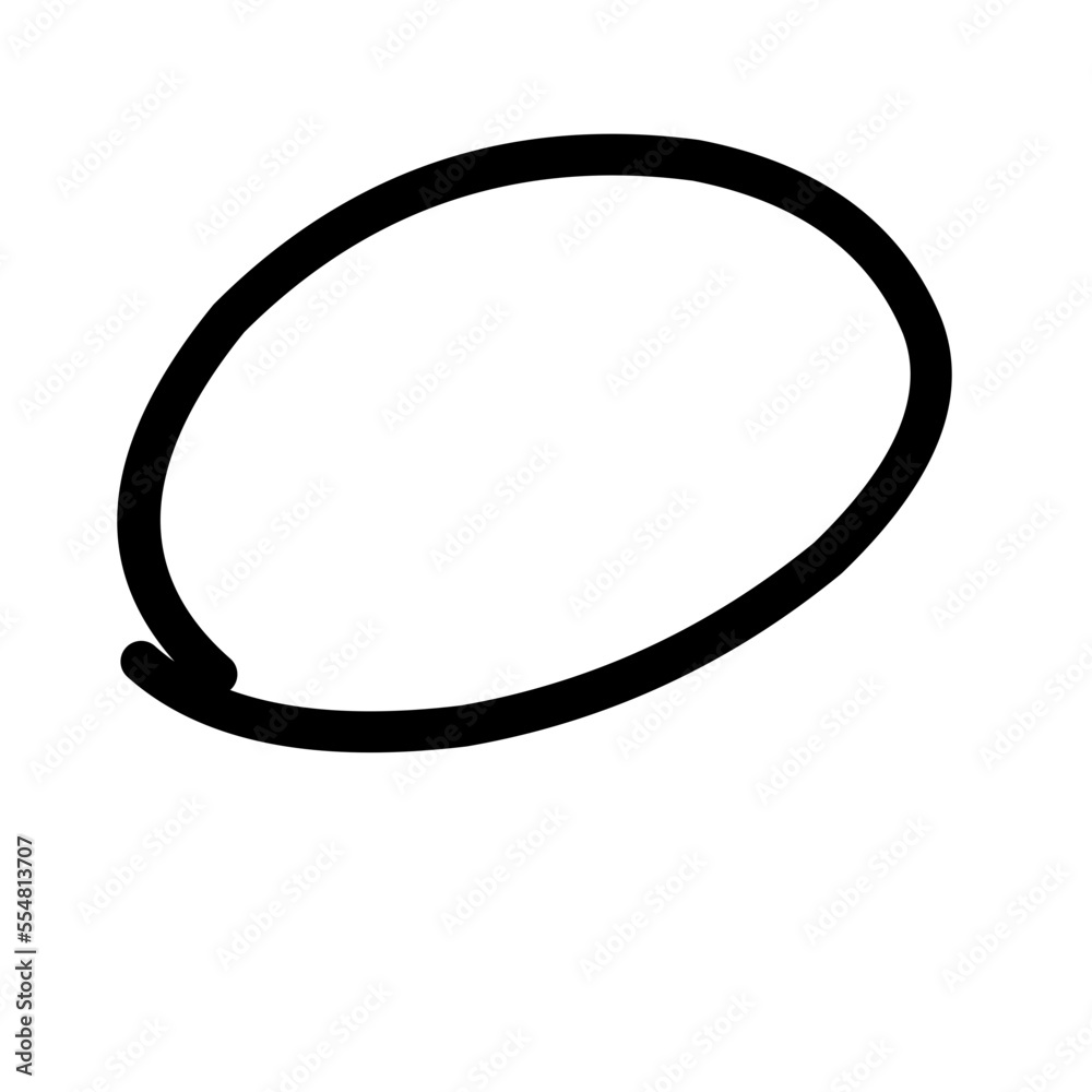 Circle line, check line, circle correction Circle line, check line, circle correction