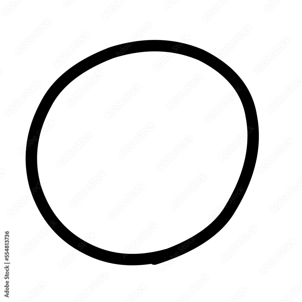 Circle line, check line, circle correction Circle line, check line, circle correction