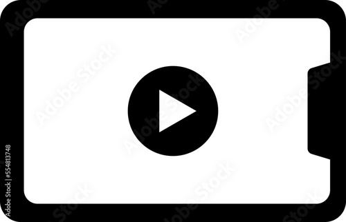 Free Download スマートフォンと動画マークのイラスト - GFXLoad
