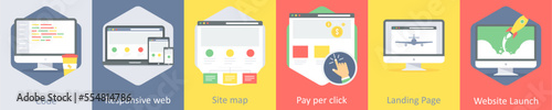 code, responsive web, site map