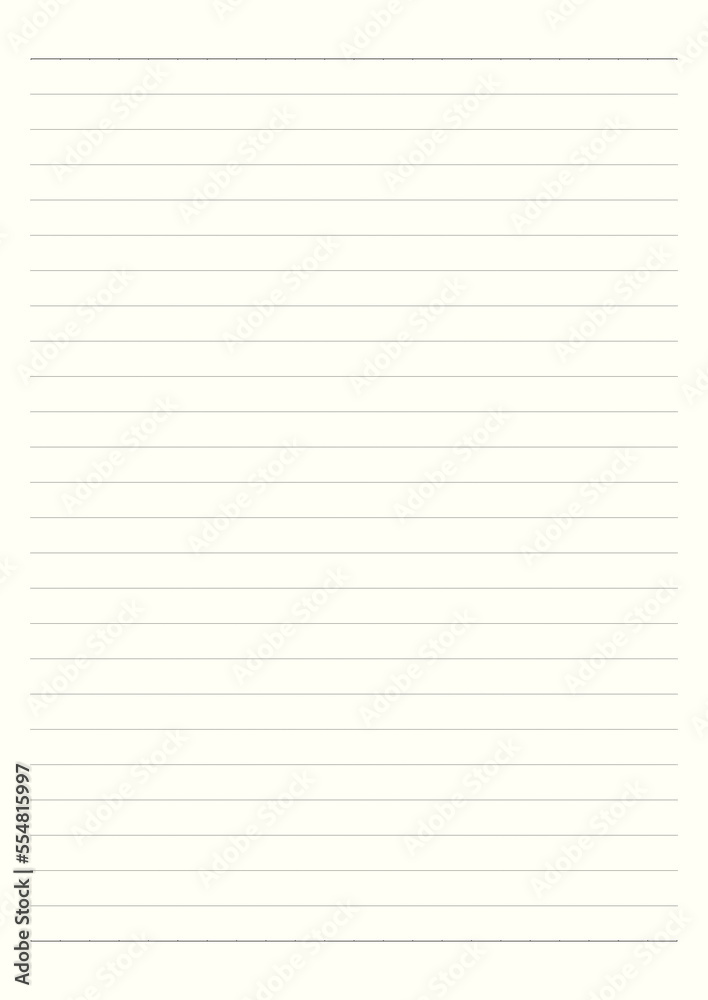 Notebook paper background. Paper lines Notebook paper background. Paper lines