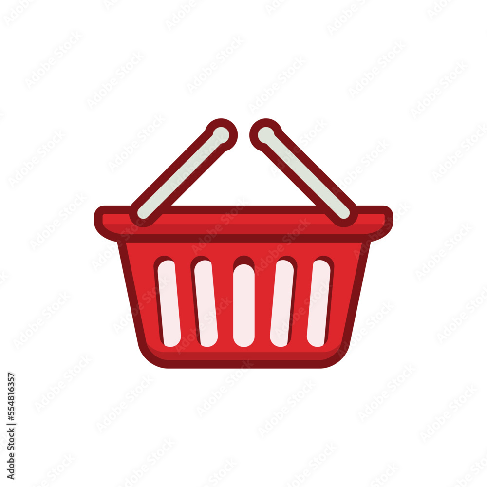 shopping basket bag icon design vector template shopping basket bag icon design vector template