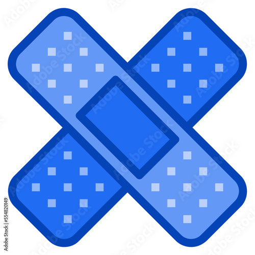 bandage blue icon