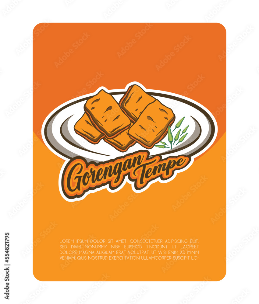 Traditional Indonesian Snack food Vector design 
