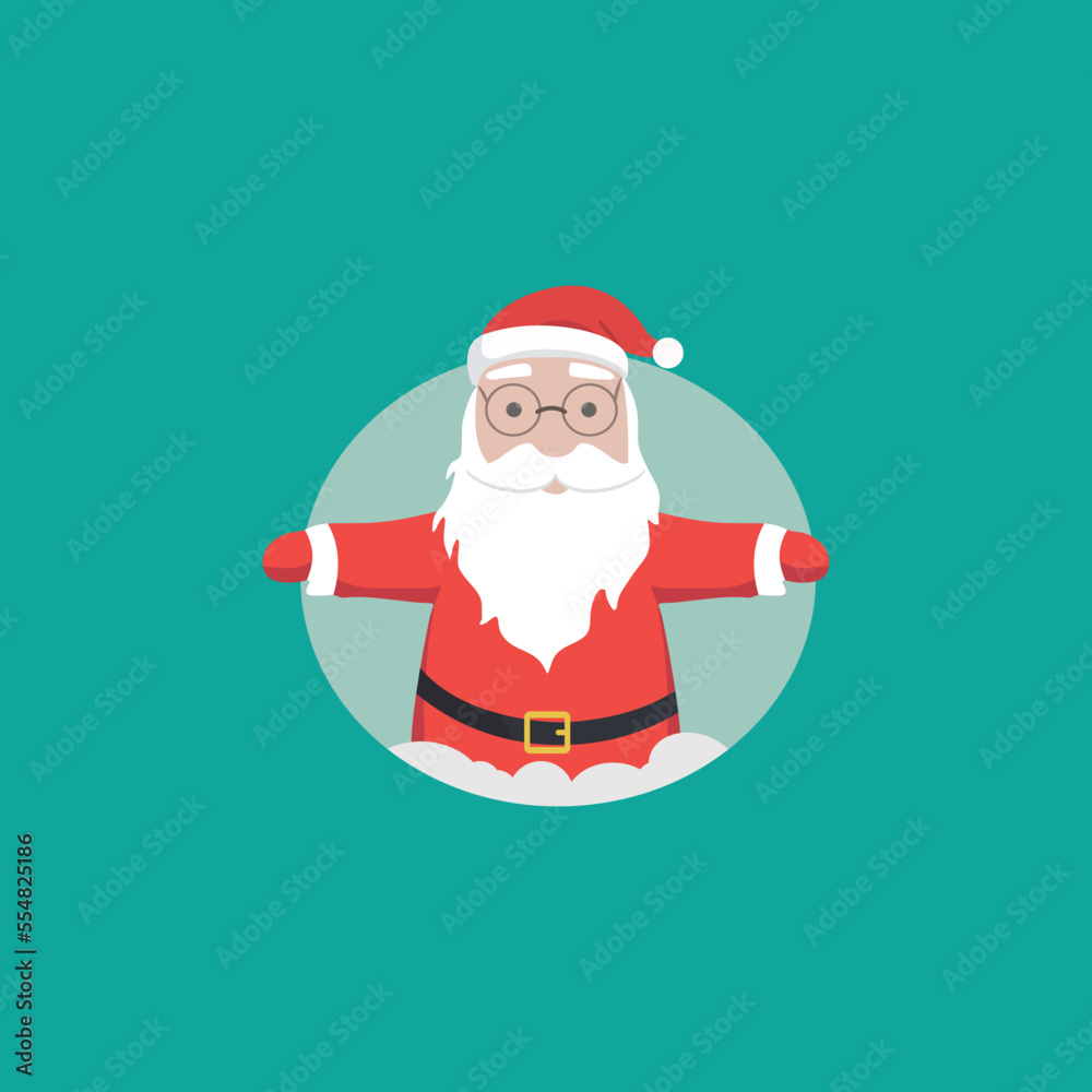 Santa Claus graphic element Illustration template design Santa Claus graphic element Illustration template design