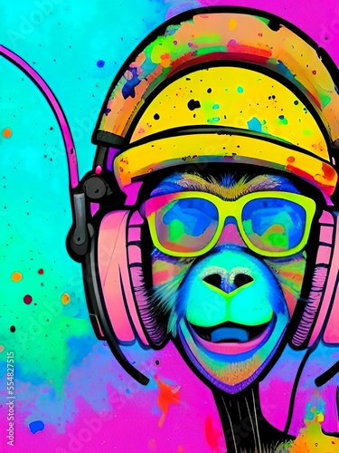 dj in headphones