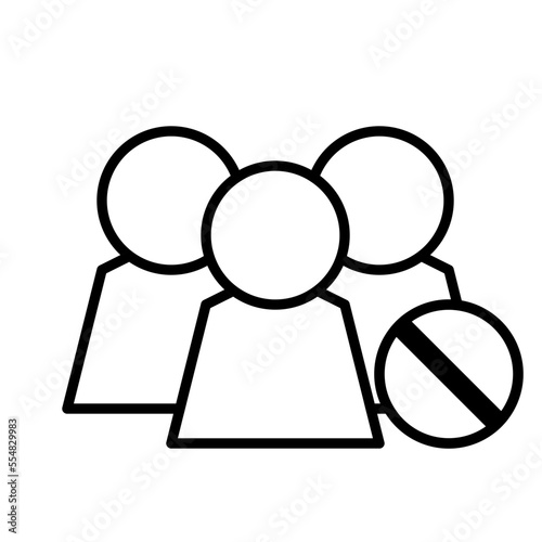 ban group icon, ban comunity icons, blocked group 