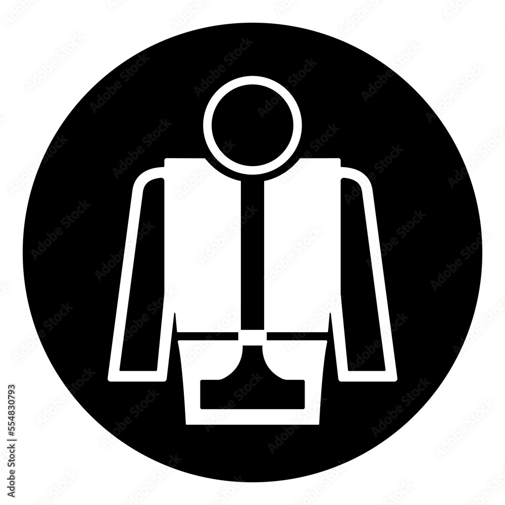 Wear Life Jacket Symbol Sign, Vector Illustration, Isolate On White Background Label .EPS10 Wear Life Jacket Symbol Sign, Vector Illustration, Isolate On White Background Label .EPS10