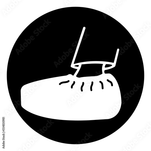Shoe Covers Symbol Sign ,Vector Illustration, Isolate On White Background Label. EPS10