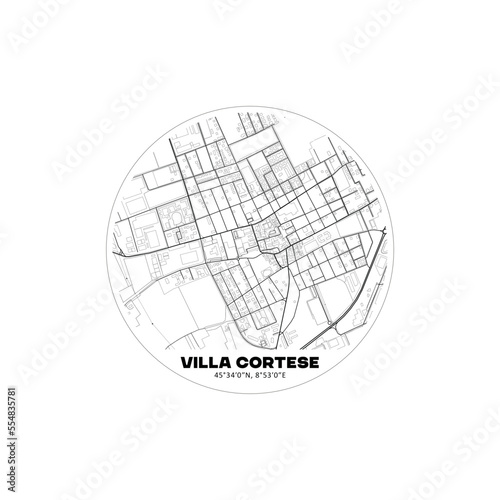 Mappa Villa Cortese