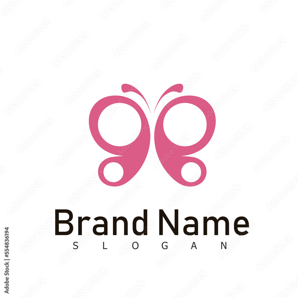 butterfly icon symbol beauty design illustration fly abstract animal