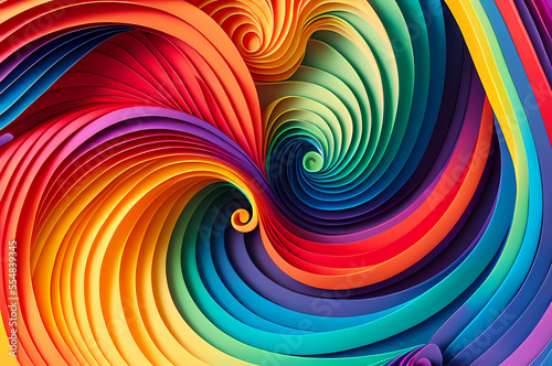 Seamless Abstract Colorful Design, texture, curvy and artistic Illustration pattern
