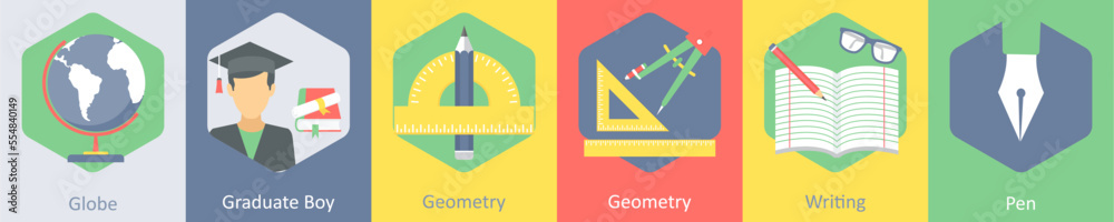 globe, graduate boy, geometry