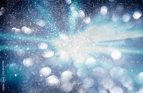 Beautiful abstract fantasy background, soft blurred rays of light, speed effe...