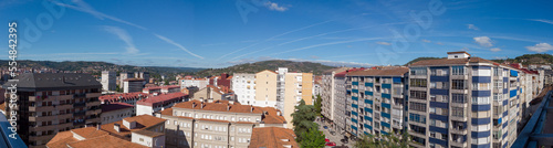 View of Ourense. Orense is a city and capital of the province of Ourense, located in the autonomous community of Galicia, northwestern Spain. It is on the Camino Sanabrés path of the Way of St James. photo