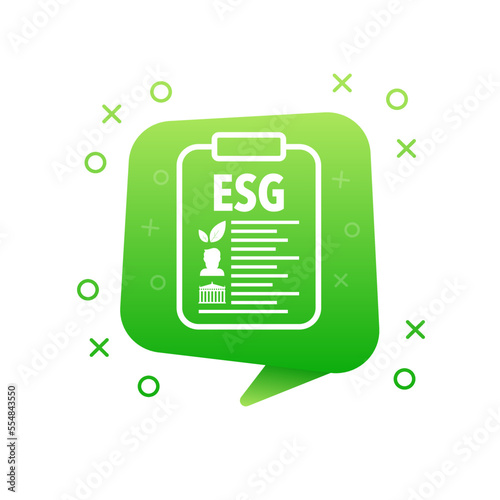 ESG - Environmental, social, and corporate governance document file