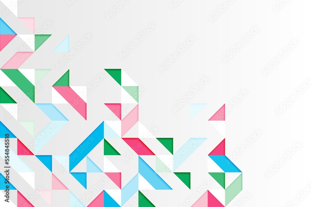 Backgrounds with triangle abstract colorful geometric pattern