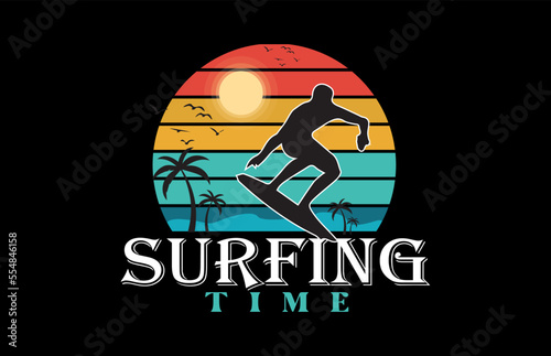 Vintage cycling graphic t-shirt design graphic template