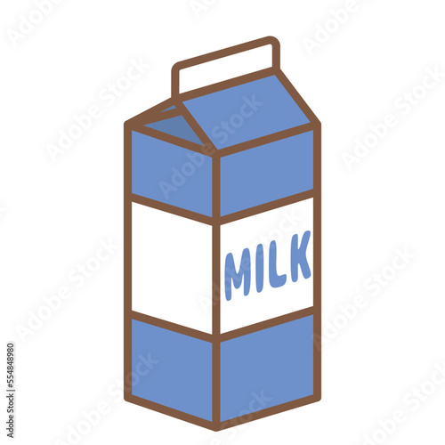 Illustration of fresh milk.