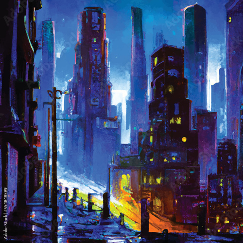Photography Expressive Vector Oil Paint Shanghai 3