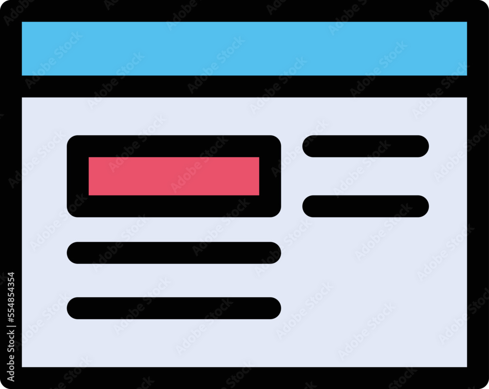 Layout Vector Icon
Layout Vector Icon