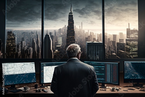 Chief Financial Officer in the Wall Street skyscraper