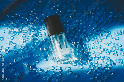 Wallpaper Mural Still life image of a matte top coat bottle for manicure in eleagnt background Torontodigital.ca