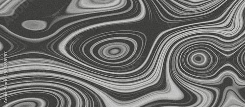 Beautiful drawing with the divorces and wavy lines in gray tones. Silver liquid texture. Silver metallic surface. Abstract silver marble texture. Abstract black, gray marble background. Fancy liquify