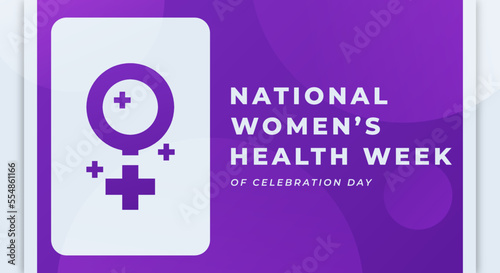 Happy National Women's Health Week Celebration Vector Design Illustration for Background, Poster, Banner, Advertising, Greeting Card