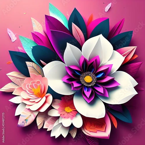 1120834578-dreamlikeart  Floral trendy abstract background with 3d paper flowers_     Deformed  blurry  bad anatomy  disfigured  