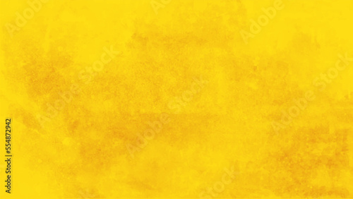 Abstract yellow wall texture as background. Background painted with paint watercolor