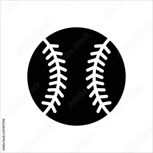 Ball of baseball icon vector design template