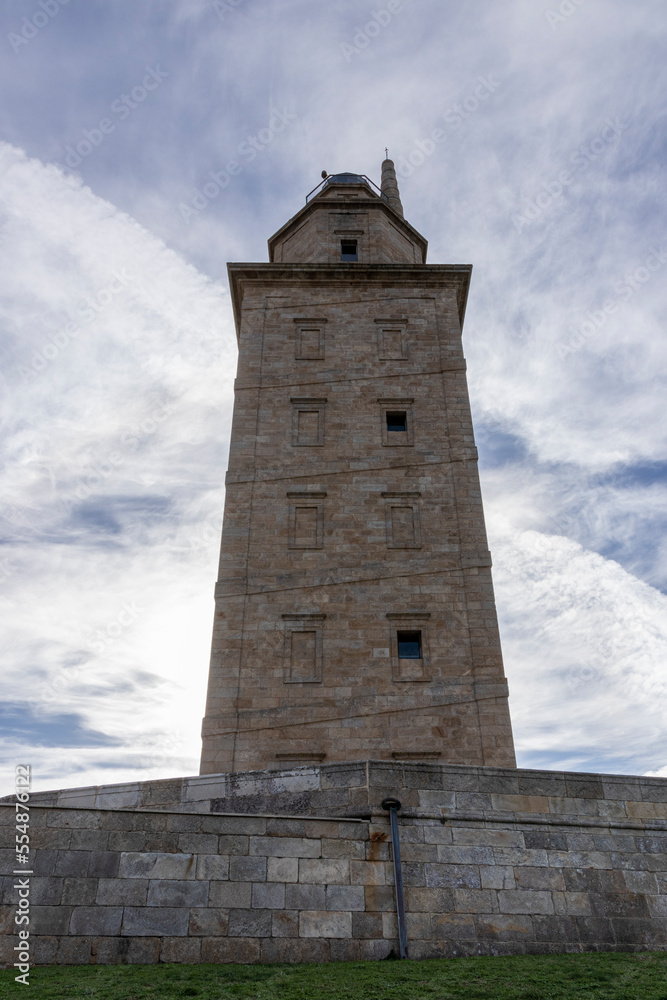 Hercules tower (lighthouse), La Coruna, Galicia, Spain, UNESCO