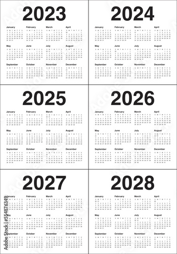 Close up of first day of the year 2023 on diary calendar, simple and clean design vector. 

