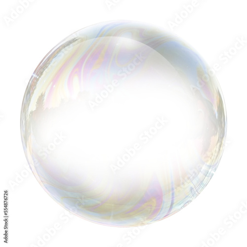 Foto soap bubbles isolated on white