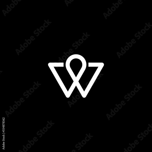 Letter W logo or icon design