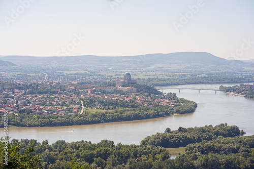 Bend in the Danube River with Esztergom / Ostrihom © Koscik.photos