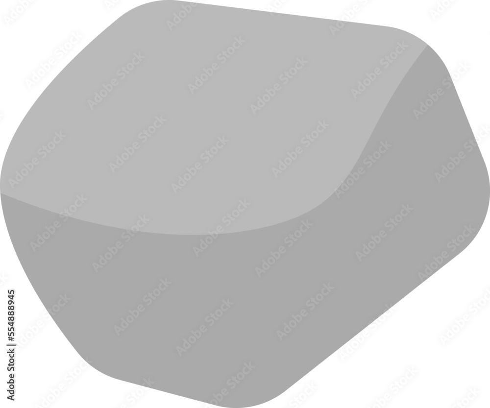 Stone flat icon Architectural and landscape decor element Stone flat icon Architectural and landscape decor element