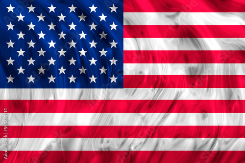 National flag of United States of America. USA. Background with flag of United States of America. USA