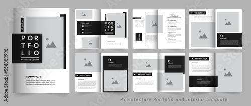 Architecture Portfolio or interior template
