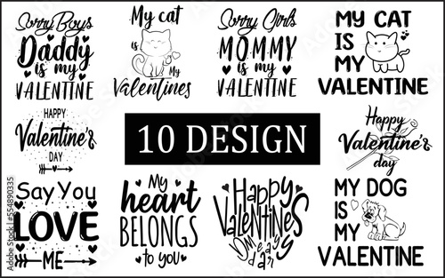 Valentines day t shirt design quotes bundle, Valentines bundle, Valentines bundle t shirt, Valentines lettering bundle, Valentines quotes lettering, Valentines svg bundle, Valentines typography bundle